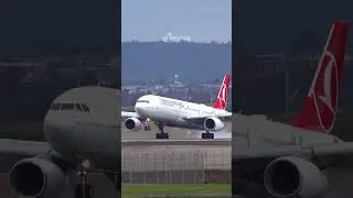 JM AVIATION - A330 Turkish Airlines landing at STR #aviation #a330 #stuttgartairport #planespotting