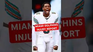 Dolphins Injury Report: Jalen Ramsey QUESTIONABLE, Malik Washington OUT! #shorts