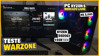 WARZONE NO RYZEN 5 5600GT DO MERCADO LIVRE!