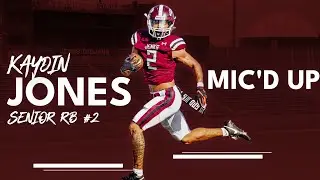 KD Jones Mic'd Up Before Jenks Spring Scrimmage