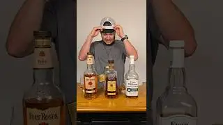One HUNDRED dollar bourbon vs bottom shelf bottles... #bourbon #bourbonwhiskey