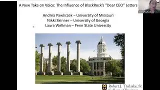 A New Take on Voice: The Influence of BlackRock&rsquo;s &ldquo;Dear CEO&rdquo; Letters
