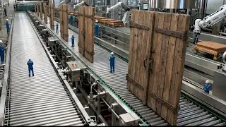 Inside Rustic Door Production: See How Handmade Wooden Doors are Made (Full Process)