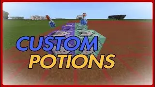 Minecraft Bedrock Tutorial, How To Make Custom Potions, Ps4, Xbox one, Mcpe, windows 10