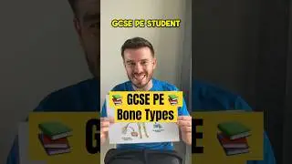 📚GCSE PE📚 Bone types GCSE PE students MUST KNOW! #youtubeshorts #video #education #exam #revision