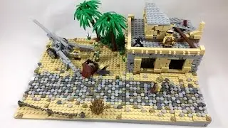 LEGO WW2 Heavy Artillery MOC | HD