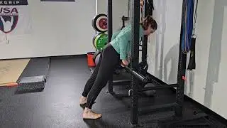Hip Extension over barbell