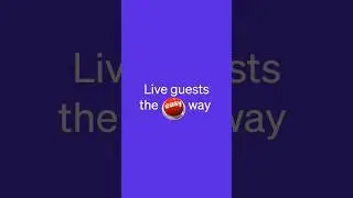 Live guests the easy way