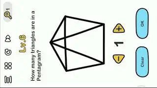 Brain Out level 16 || How Many Triangles Are In A Pentagram?