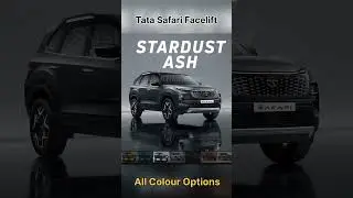 Tata Safari Facelift Colour Options | Safari Facelift 2023 Colours