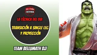 CURSO BJJ - TECNICA TRANSICI&Oacute;N A SINGLE LEG Y PROYECCI&Oacute;N