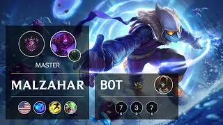 Malzahar Bot vs Jhin - NA Master Patch 9.23