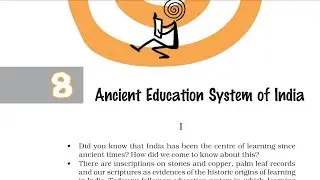 Chapter 8. Ancient Education System of India - Question Answer | Class 8 English - It so Happened