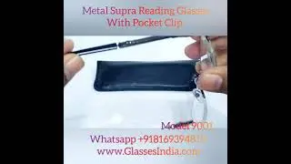 Grey Metal Supra Reading Glasses Online in India 9001
