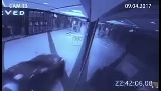 I put The Coconut mall music over some guy driving in a mall