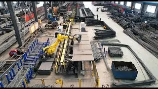 Automated Robotic Rebar Bending Line