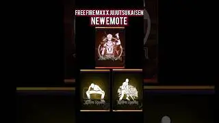 Free Fire Max x Jujutsu kaisen New Emote 🔥#shorts #freefire #ytshorts
