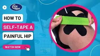 How to self-tape a painful hip &raquo; Kinesiology Taping Instructions &raquo; CureTape