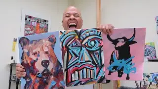 How I Paint $500 Worth of Art in 2 Hours for eBay (No Art Degree Needed)