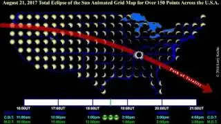 August 21, 2017 Total Solar Eclipse Across the USA