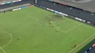 FM13 Caerleon vs Newport YMCA  Pengilley Free-Kick