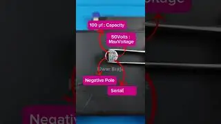 How to Read Codes on SMD Capacitors? 🔍⚡ #Electronics