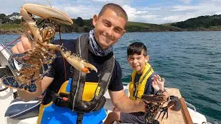 Hauling the Fish Locker Lobster and Crab pots - Father and Son - July 2023 | The Fish Locker