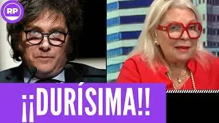 &iexcl;&iexcl;EN LLAMAS!! CARRIO SALE A INCINERAR AL GOBIERNO DE MILEI CON LA POSTA