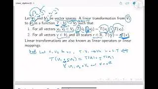 Linear Transformations| Linear Algebra