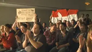 Harstem's reaction to winning DSCL