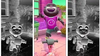 My Talking Tom Cat Funny Fails Tom Pocoyo -- Happy Birthday Tom part 126 #talkingtom