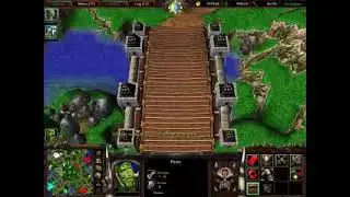 Warcraft III Orc And Human vs Night Eif and undead