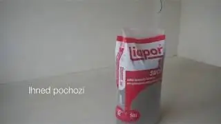 Suché podlahy Liapor - realizace v novostavbě