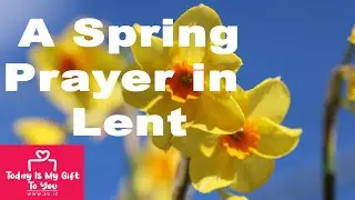 A Spring Prayer In Lent