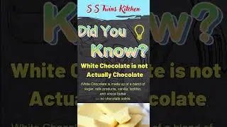 Did You Know? #1 White Chocolate Facts #shorts #ytshorts #trendingshorts