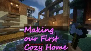 Starter Base building in our Forever World | Cozy and Relaxing | Minecraft Survival
