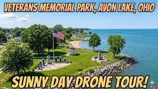 Veterans Memorial Park from Above 🇺🇸 | Scenic Drone Tour of Lake Erie Pier & Boat Club
