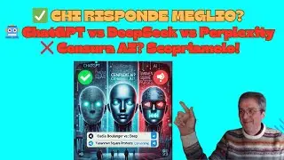 ChatGPT vs DeepSeek vs Perplexity AI: Censura e Accuratezza a Confronto!
