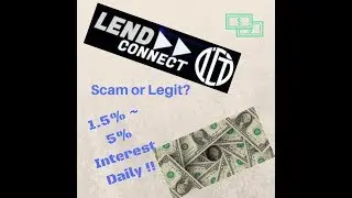 Lend Connect Review - ICO Cryptocurrency Lending Platform Generate Passive Income From Home HONEST