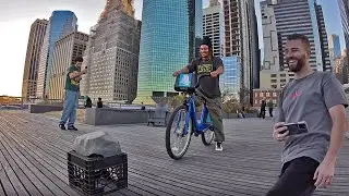 ИГРА В BIKE & CITY BIKE BUNNY HOP CHALLENGE В НЬЮ-ЙОРКЕ!