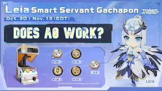 A0/A1/A2/A3 Leia Damage Test | New Gachapon Smart Servant - Tower of Fantasy