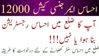 How To Check Ehsas Registration Center 12000 Online || Ehsas Emergency Cash 12000