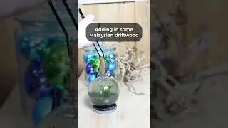 Emily's DIY Aquarium Christmas Ornament For Her Desk