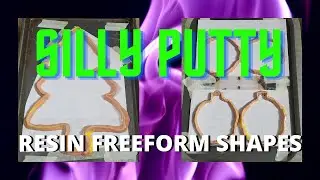 How to Make A Silly Putty Freeform Geode Mold Tutorial | Resin Art
