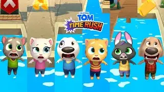 Talking Tom Time Rush All Characters Failed in The Water World - New Update - Funny Fails Gameplay