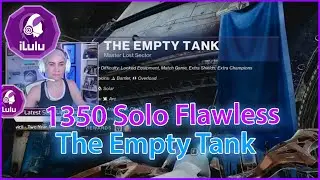 1350 Solo Flawless The Empty Tank! (Titan Strat) - Master Lost Sector