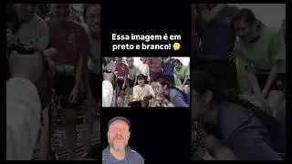 Essa imagem abaixo das linhas coloridas &eacute; em preto e branco!