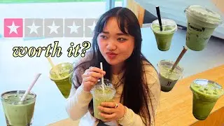 ranking every matcha on my college campus (UBC)