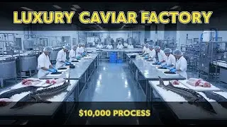 How Luxury Caviar Is Made - $10,000 Sturgeon Fish Factory Process