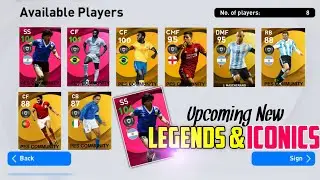 NEW LEGENDS AND ICONICS ARE COMING | PELE , MARADONA , GERRARD | PES 2021 - PES 2022